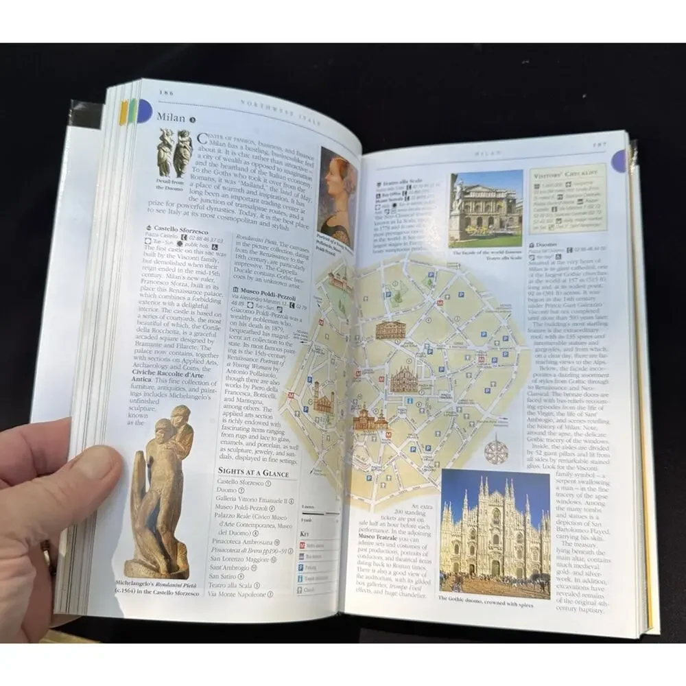 Italy DK Eyewitness Travel Guide Book Flexibound Great Condition